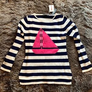 Hannah Rose 100% cashmere sweater. NWT